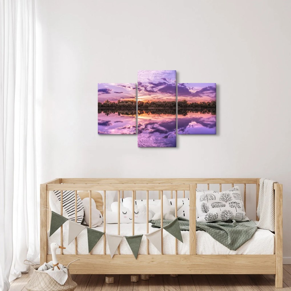 Tablou cu cerul violet (90x60 cm)