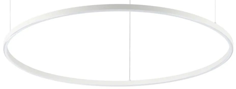 Ideal Lux - Candelabru LED suspendat pe cablu ORACLE SLIM, 53 W, 230 V, 4000 K, Ø 90 cm, alb