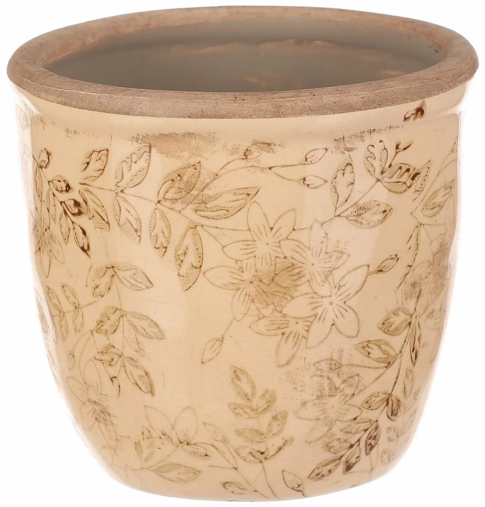 Vase ceramică pentru flori Flores retro, 11 x 10cm, 11 cm