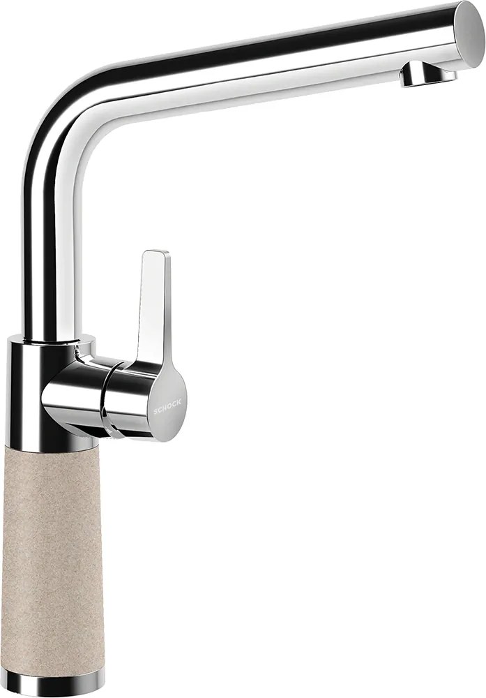 Baterie bucatarie Schock SC-540 Cristalite Sabbia, aspect granit, cartus ceramic, nisip