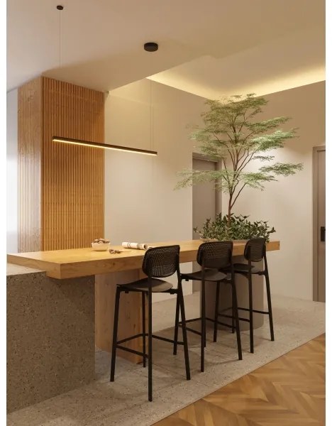 Lustră LED pe cablu MAXLIGHT P0310 TRIO LED/12W/230V negru