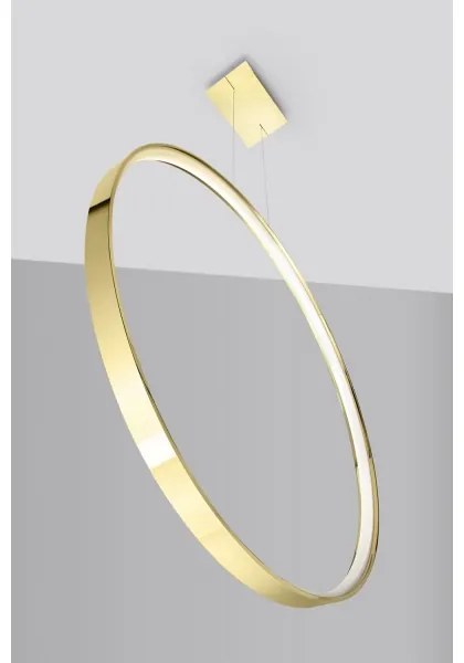 Lustră LED pe cablu RIO LED/50W/230V CRI90 3000K d. 78 cm auriu Thoro TH.248