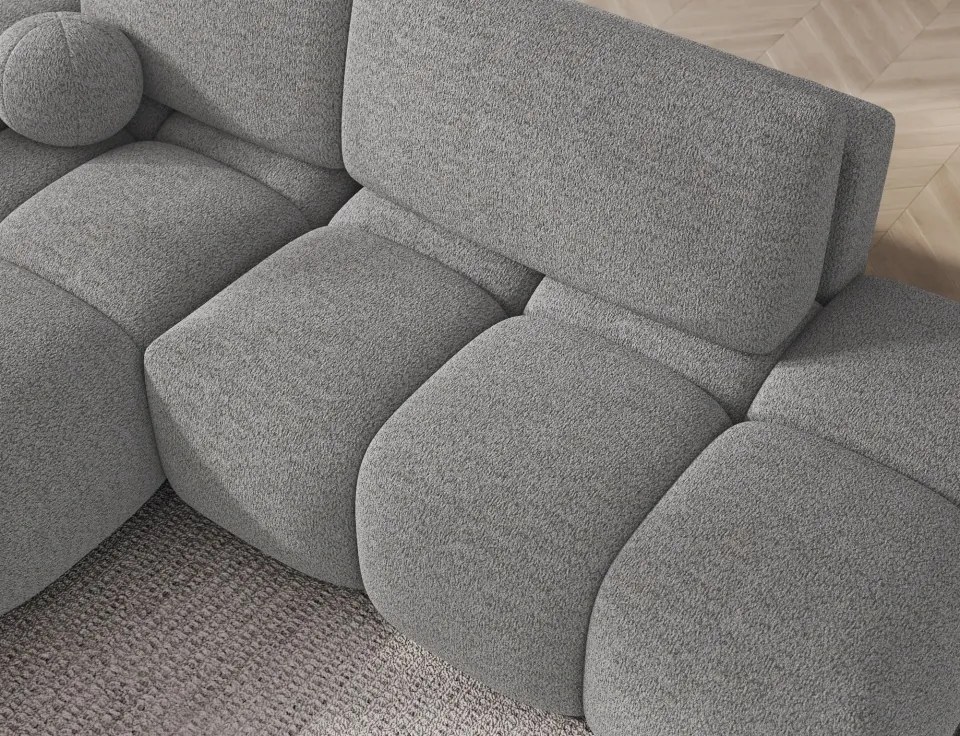Colțar Vittario extensibil, 227x170x95 cm, orientare stânga – Royal 04