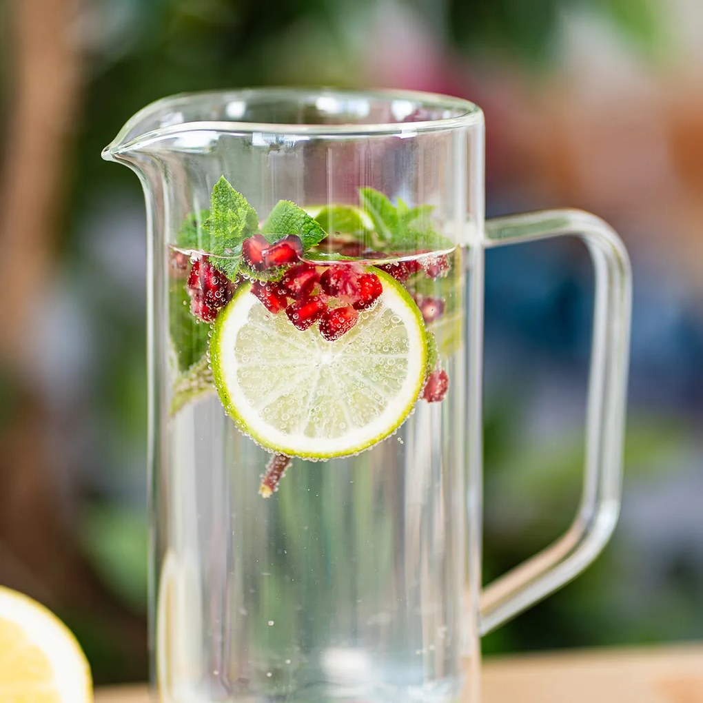 4Home Cană termică din sticlă Double Hot&Cool, 1 l