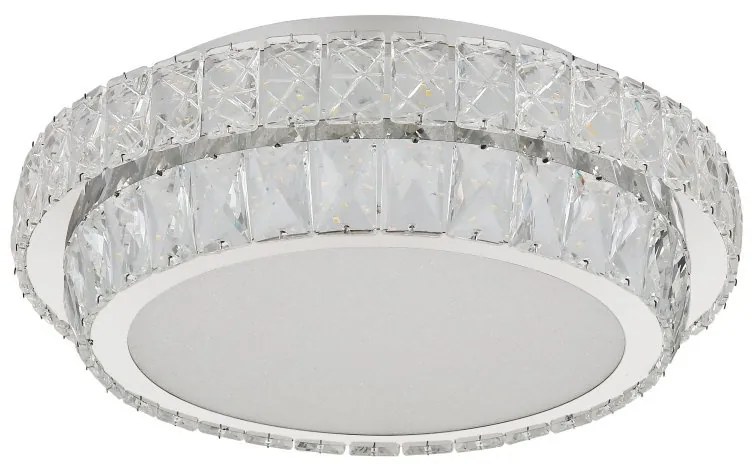 Lustra aplicata, Cristale K5, LED CCT, Telecomanda KLARA 40cm 68157-38 GL