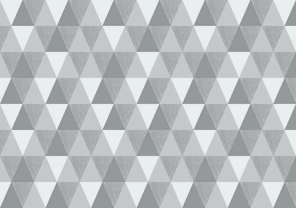Fototapet - Ornament cu triunghiuri (254x184 cm), în 8 de alte dimensiuni noi