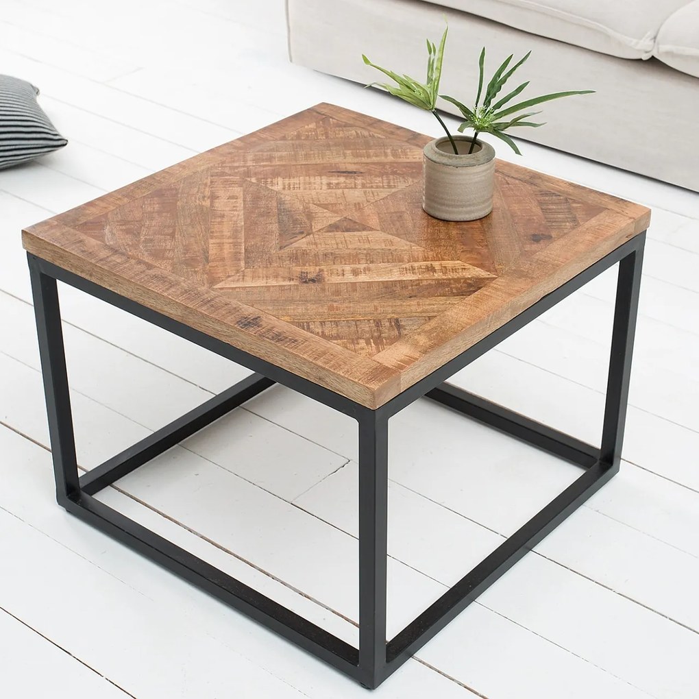 Masuta design industrial vintage Infinity Home 60cm, mango natur A-39787 VC