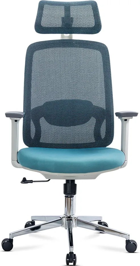 RESIGILAT - Scaun de birou ergonomic din mesh OFF 403 albastru