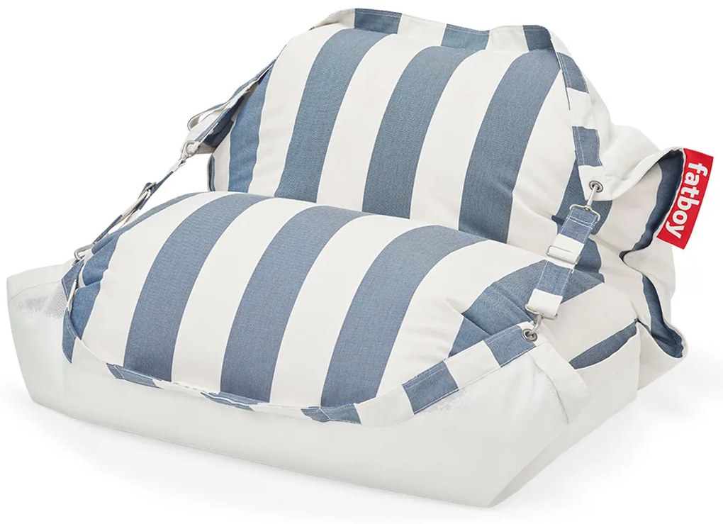 Pernă fotoliu pentru apă "Floatzac", 7 variante - Fatboy® Culoare: stripe ocean blue
