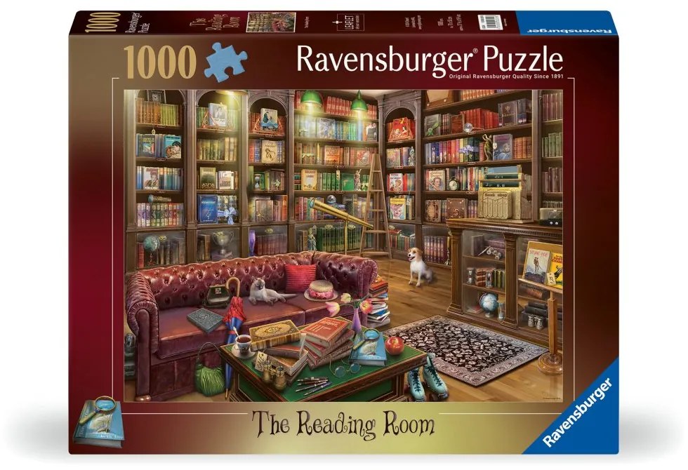 RAVENSBURGER - PUZZLE SALA DE LECTURA 1000 PIESE DESIGN NOU - RAVENSBURGER (RVSPA00329)