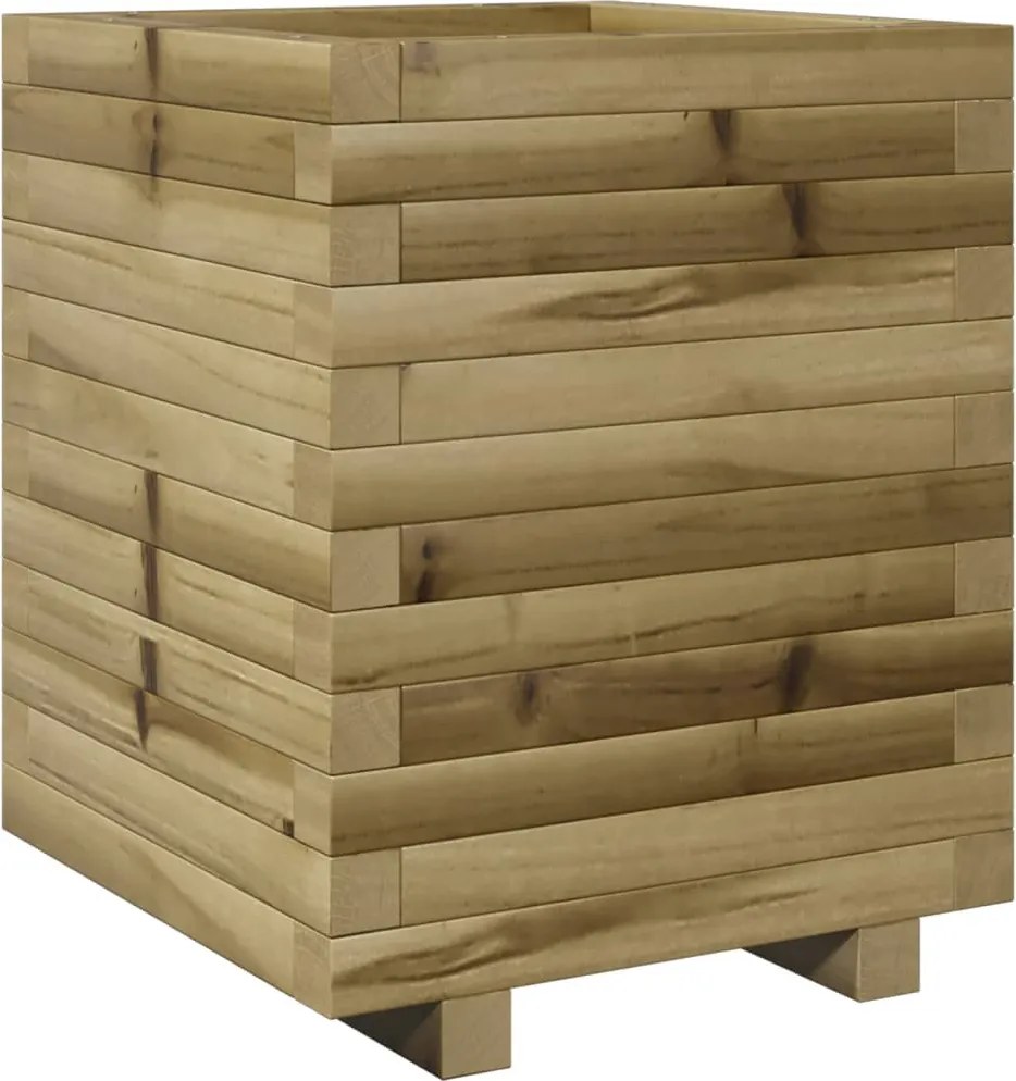 vidaXL Jardinieră de grădină, 40x40x49,5 cm, lemn de pin impregnat