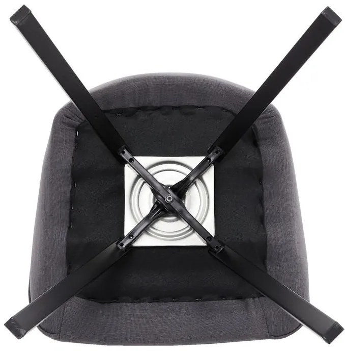 Scaun sufragerie Yenkee  (melva 94 + negru). 1099291
