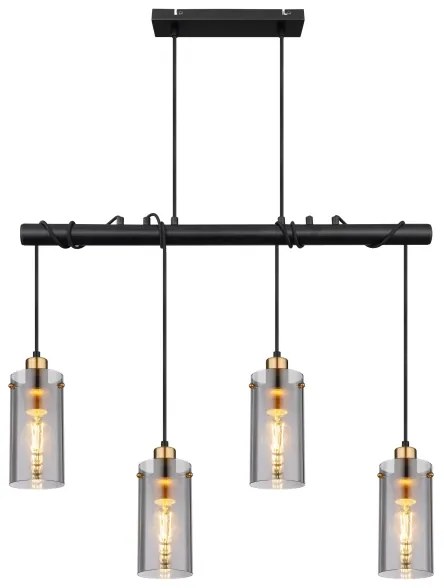 Lustră pe cablu FANNI 4xE27/40W/230V Globo 15564-4H