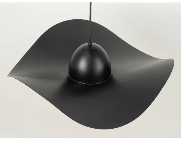 Lustră pe cablu KAPELLO 1xE27/60W/230V d. 55 cm neagră/cupru