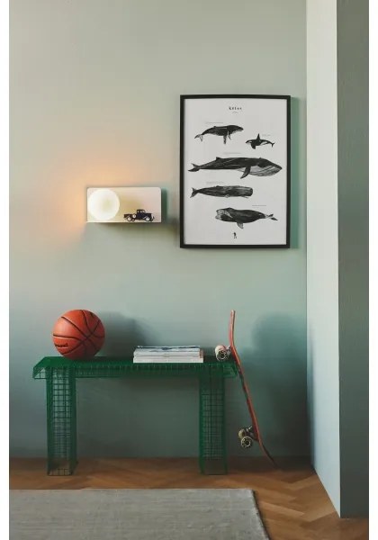 Aplică cu raft Nordlux LILIBETH 1xE14/25W/230V alb