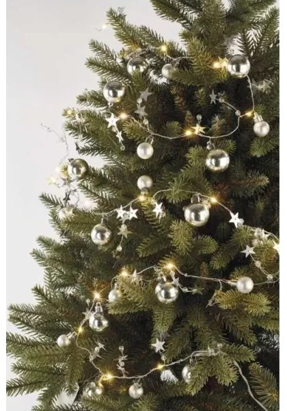 Instalație LED de Crăciun 20xLED/2xAA 2,2 m alb cald