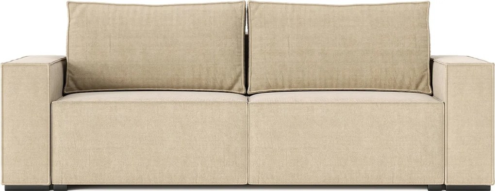Canapea lemn masiv extensibilă Eland, 240 × 100 × 77 cm