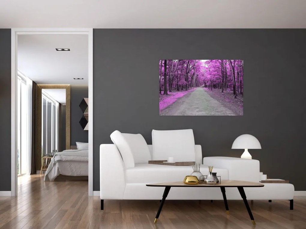 Tablou - drum prin parc (90x60 cm)