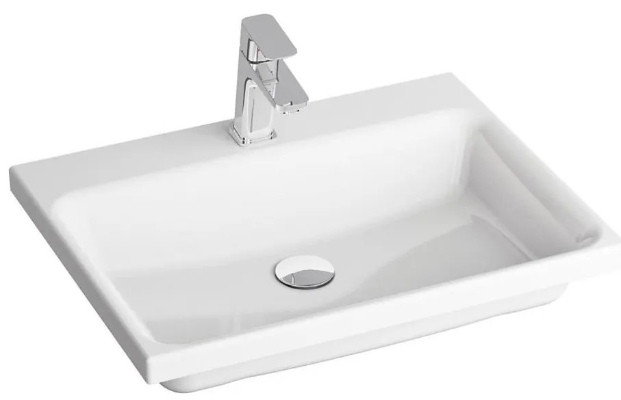 Ravak XJX01260001 - Lavoar încastrat COMFORT 60 x 46 cm, ceramică, alb