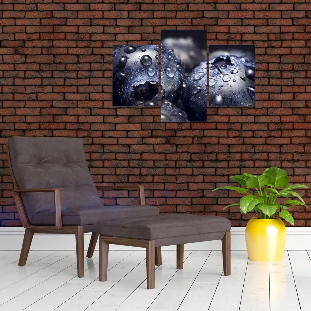 Tablou cu fructe cu picături de apă (90x60 cm)