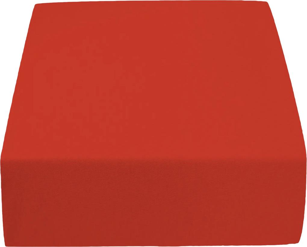 Cearșaf Jersey 90x200 cm rosu Gramaj (densitatea fibrelor): Standard (145 g/m2)