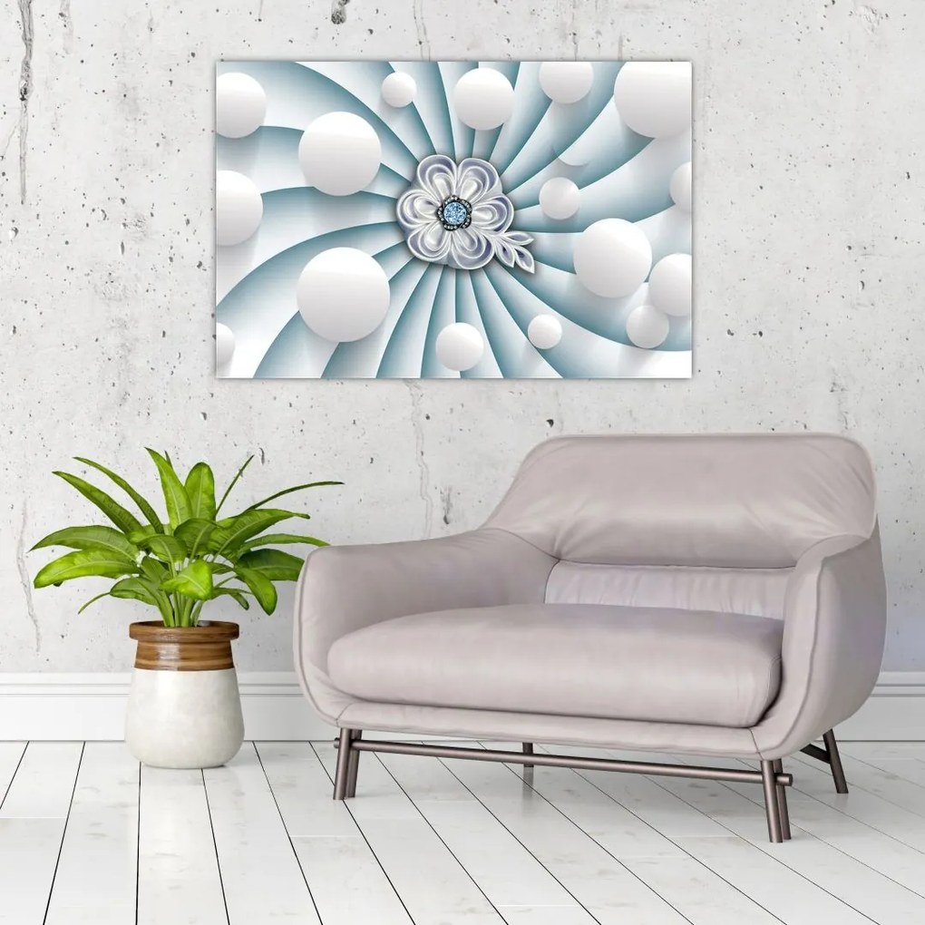 Tablou abstracției artistice (90x60 cm)