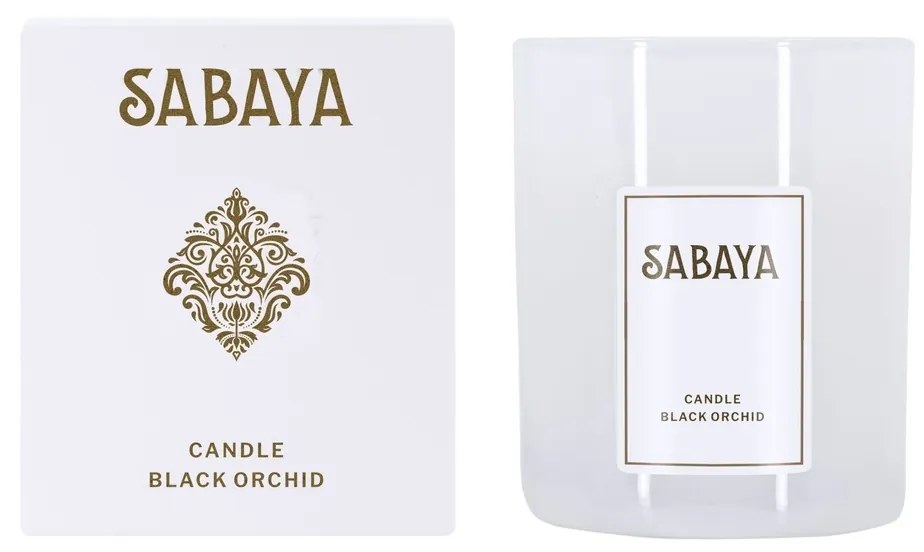 Lumânare parfumată Sabaya Black Orchid,  175 g