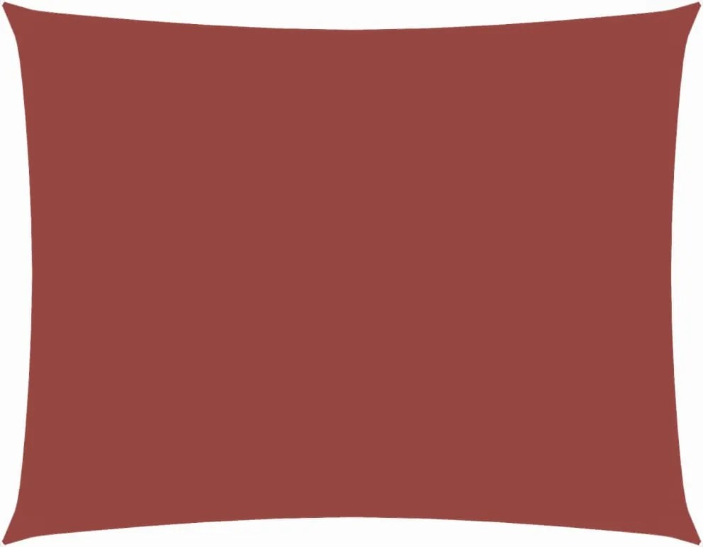 vidaXL Parasolar, cărămiziu, 3x5 m, țesătură oxford, dreptunghiular