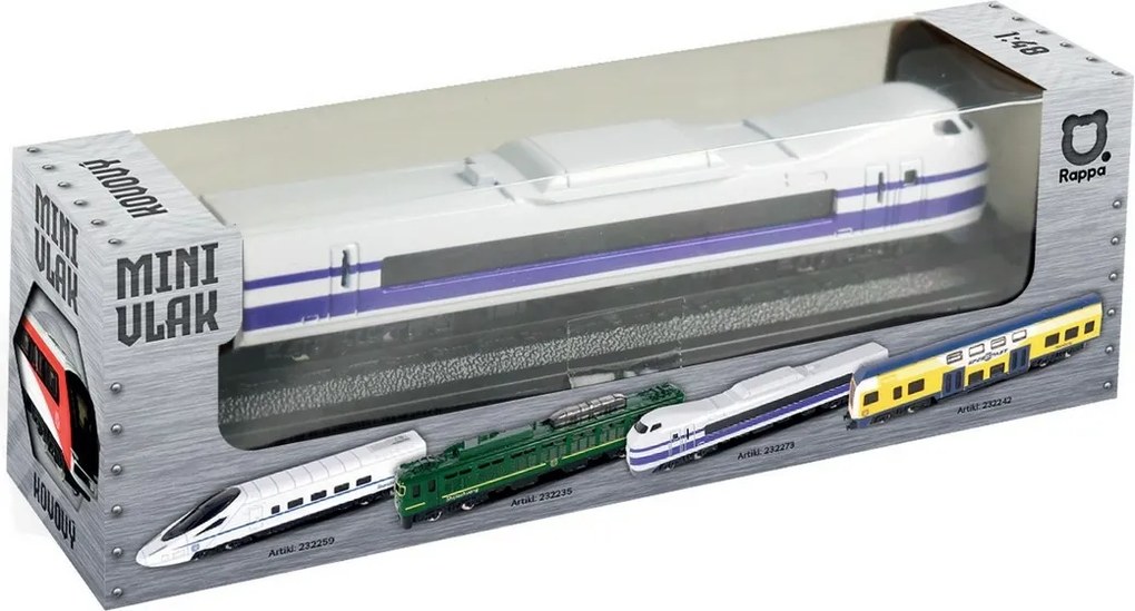 Tren rapid mini din metal Rappa, 15 cm