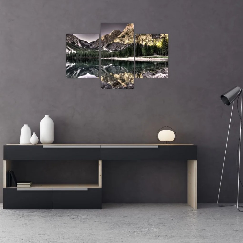 Tablou cu lac montan (90x60 cm)