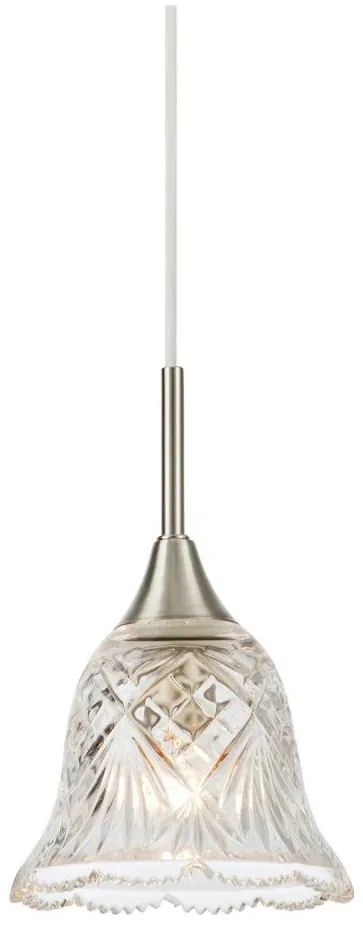 Markslöjd 109012 - Lustră suspendată pe cablu LUNA 1xE14/40W/230V crom mat