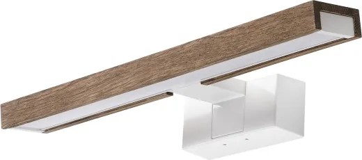 Brilagi-LED Lumină pentru oglindă de baie 3-în-1 WOODY MIRROR LED/8W/230V 40 cm IP44 alb/stejar