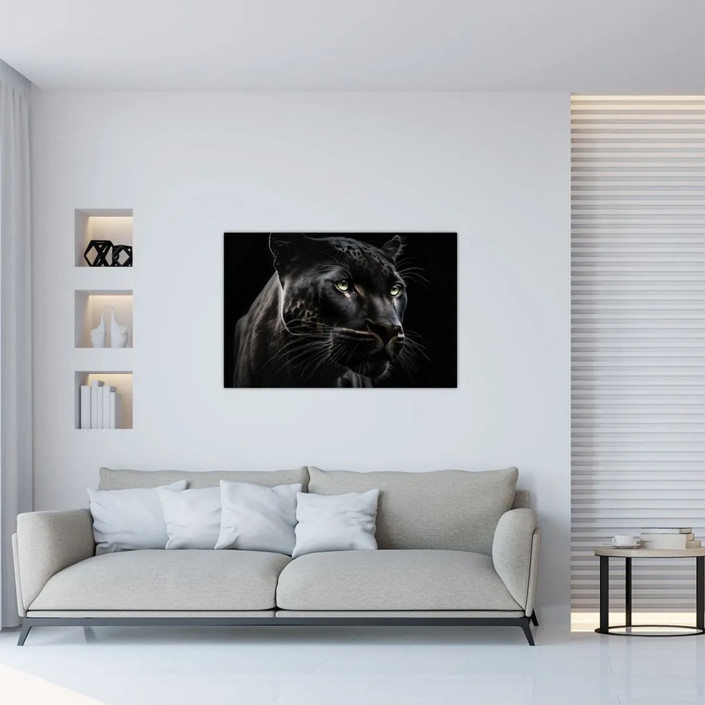 Tablou - Pantera Neagră (90x60 cm)