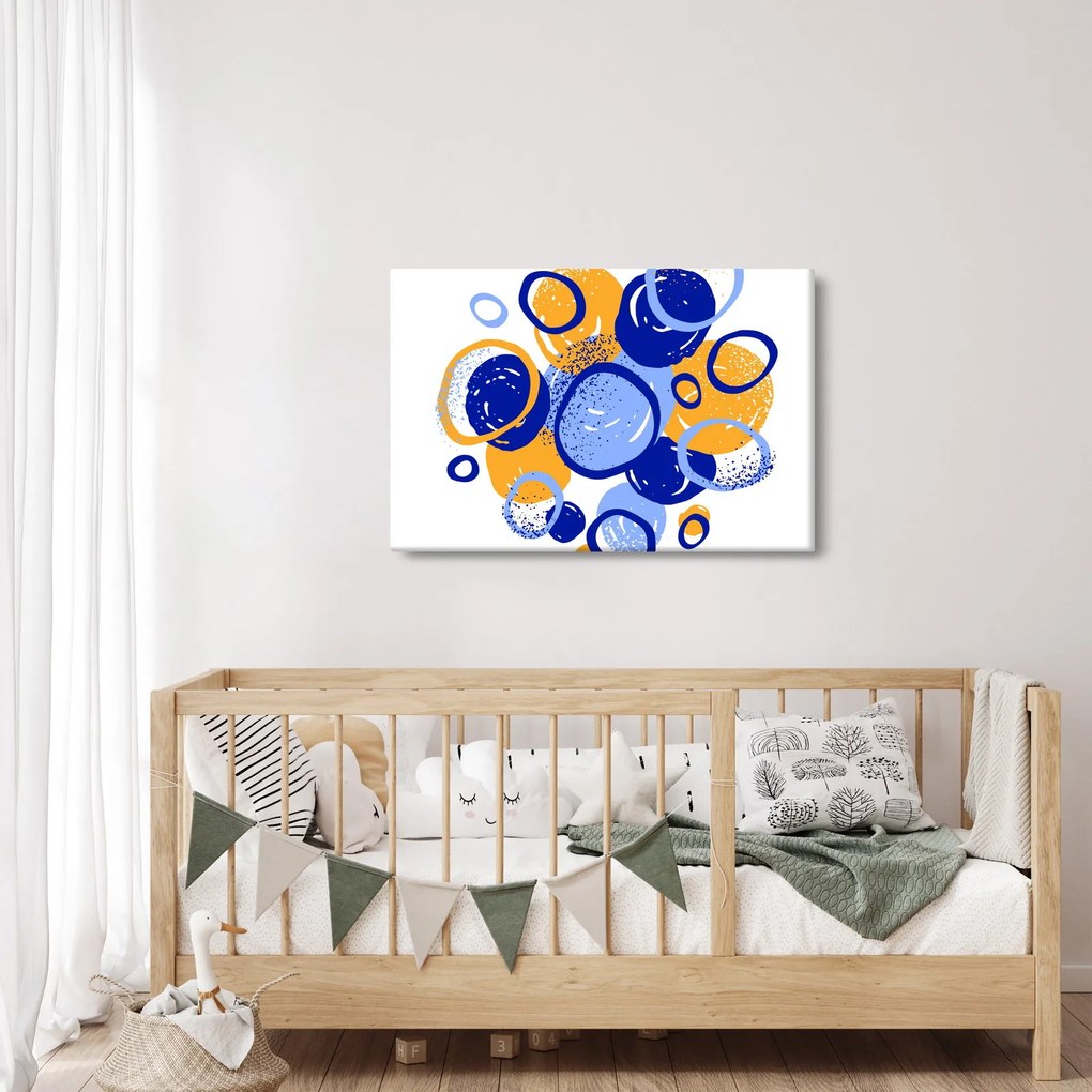 Tablou - Motiv luminos cu cercuri (90x60 cm)