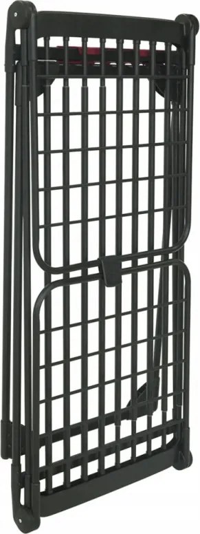 Uscător de rufe Kinghoff KH 2045, 30 m, până la 25 kg, pliabil, oțel, negru