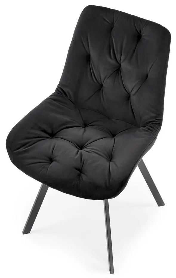 Scaun de bucaterie Ollie, negru