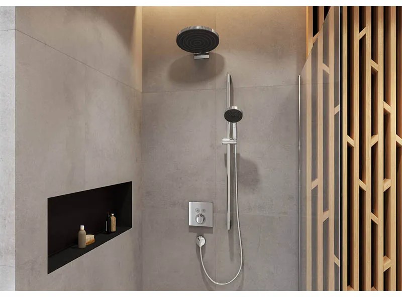 Palarie de dus, Hansgrohe, Pulsify S 260, 1 jet, crom