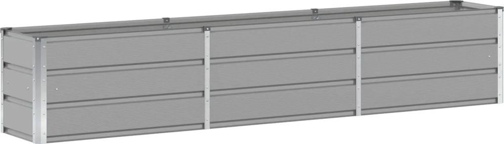 vidaXL Jardinieră Gri deschis 240 x 40 x 45 cm Oțel