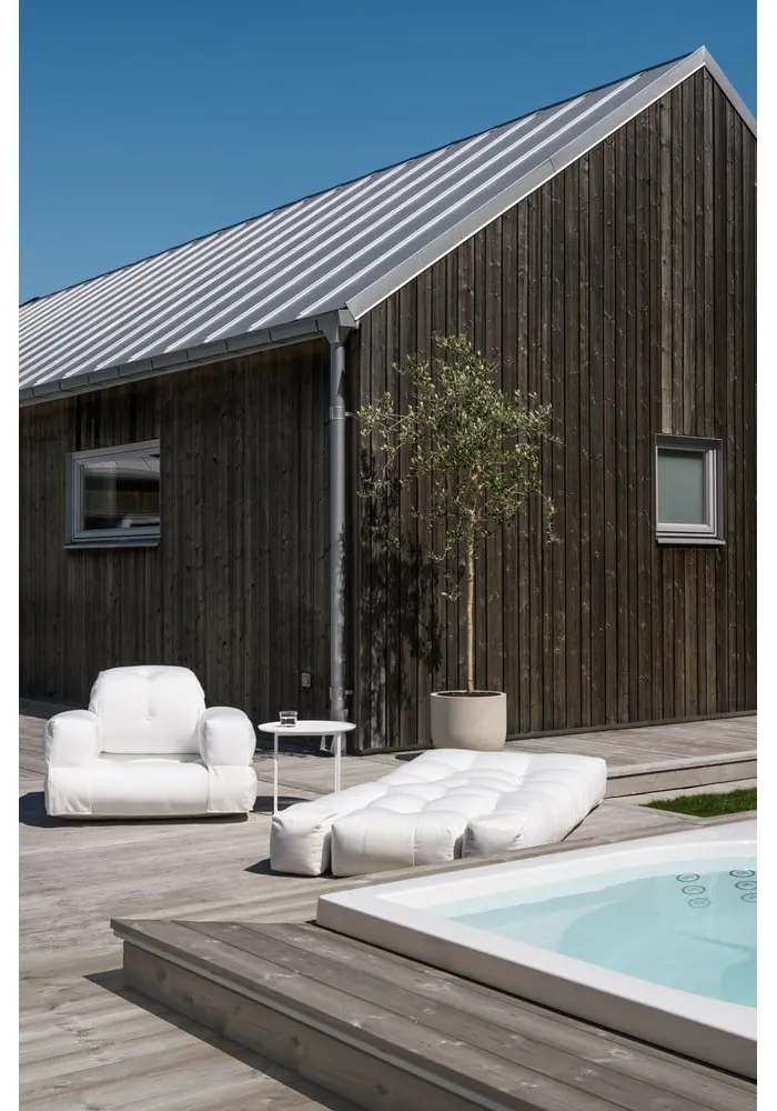 Scaun extensibil adecvat pentru exterior Karup Design Design OUT™ Hippo Dark Grey, gri închis