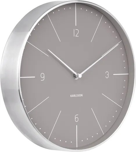 Ceas de design, de perete, Karlsson 5682GY, 28 cm