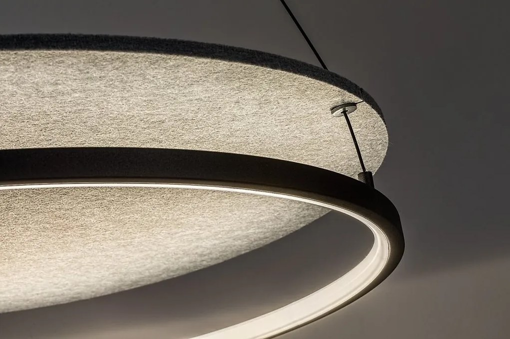 Lustra LED suspendata stil circular Farenzo