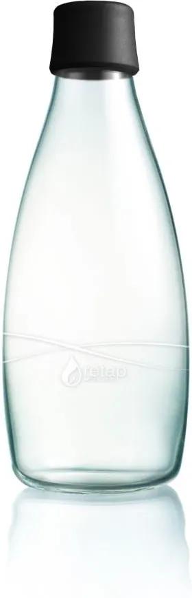 Sticlă cu garanție pe viață ReTap, 800 ml, negru
