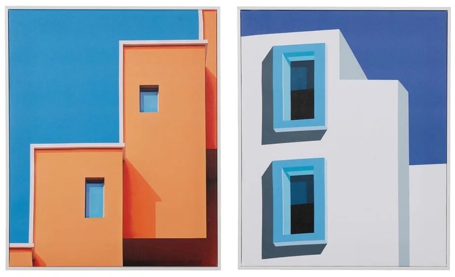 Tablouri 2 buc. 40x50 cm Facade – Ixia