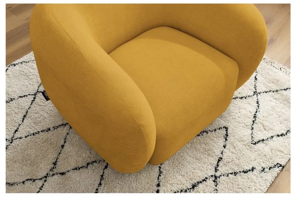 Fotoliu galben Celine – Bobochic Paris