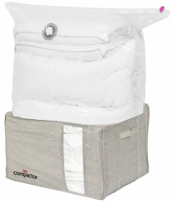 Cutie depozitare cu carcasa Compactor Oxford XL, 150 l, gri