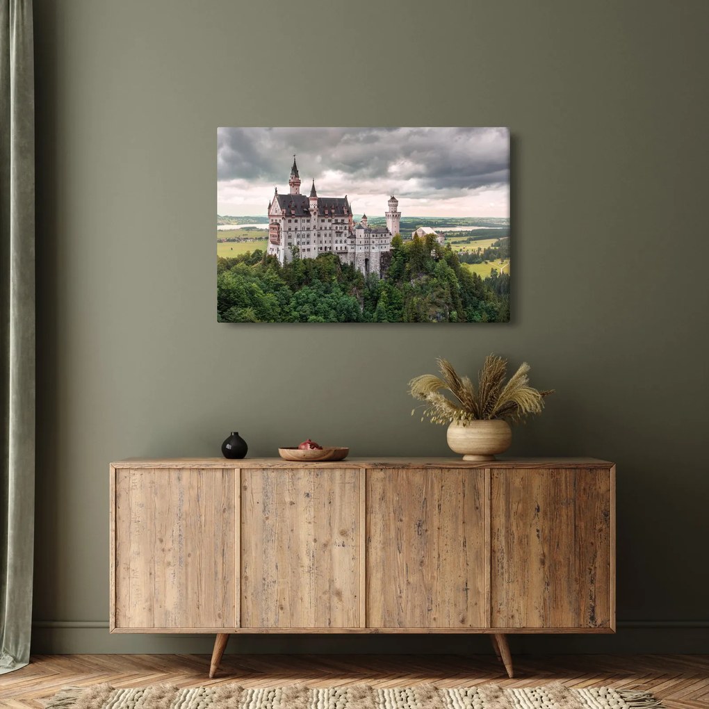 Tablou - Castelul pe stânci (90x60 cm)