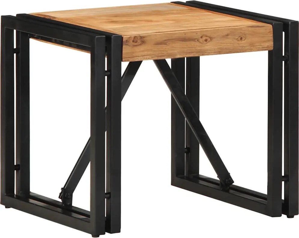 vidaXL Masuta de cafea 40x40x35 cm din lemn masiv de salcam