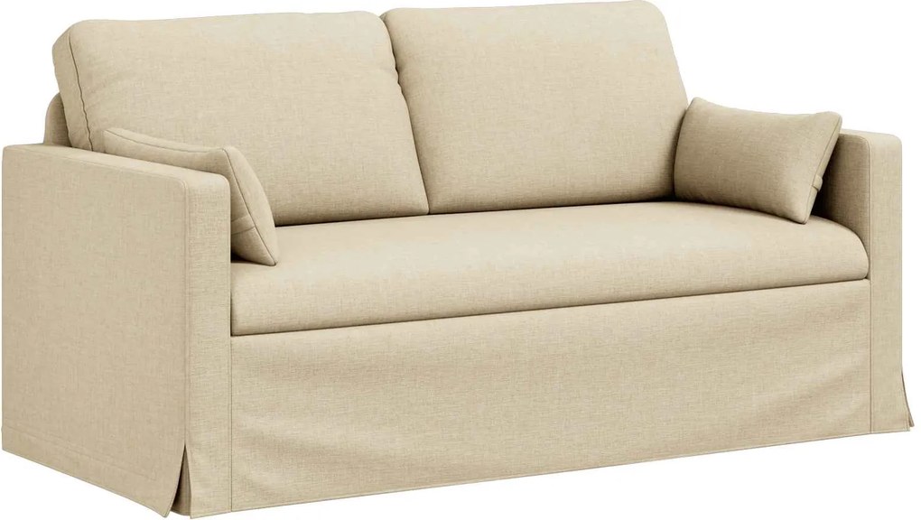 vidaXL Canapea Crem 158 x 78 x 80 cm țesătură