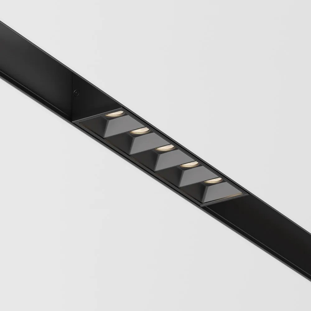 Modul LED, accesoriu pentru sina magnetica S35, Points negru