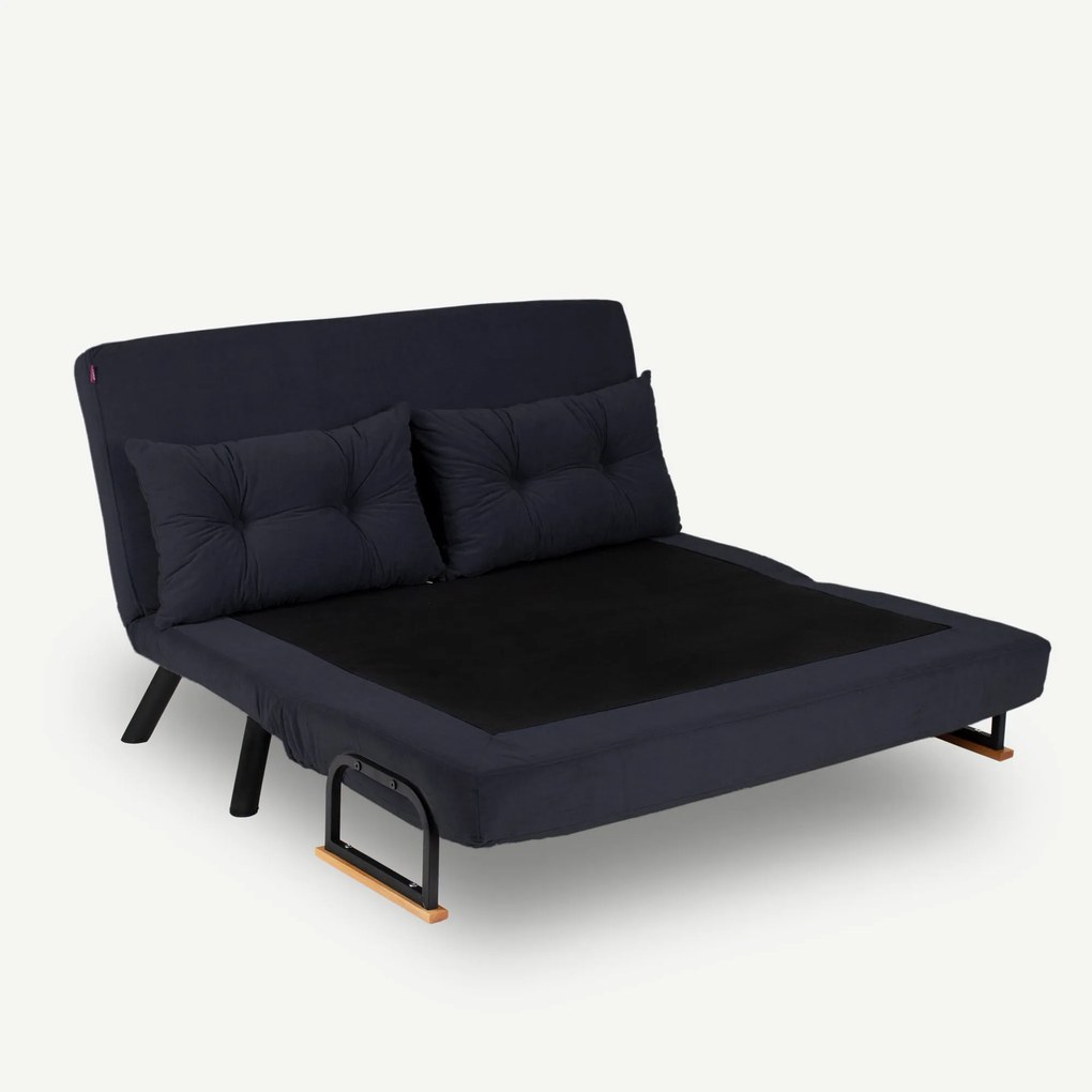 Canapea futon Sandy (Negru). 1062315